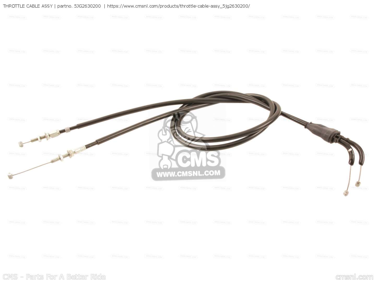5JG2630200 Throttle Cable Assy Yamaha buy the 5JG2630200 at CMSNL