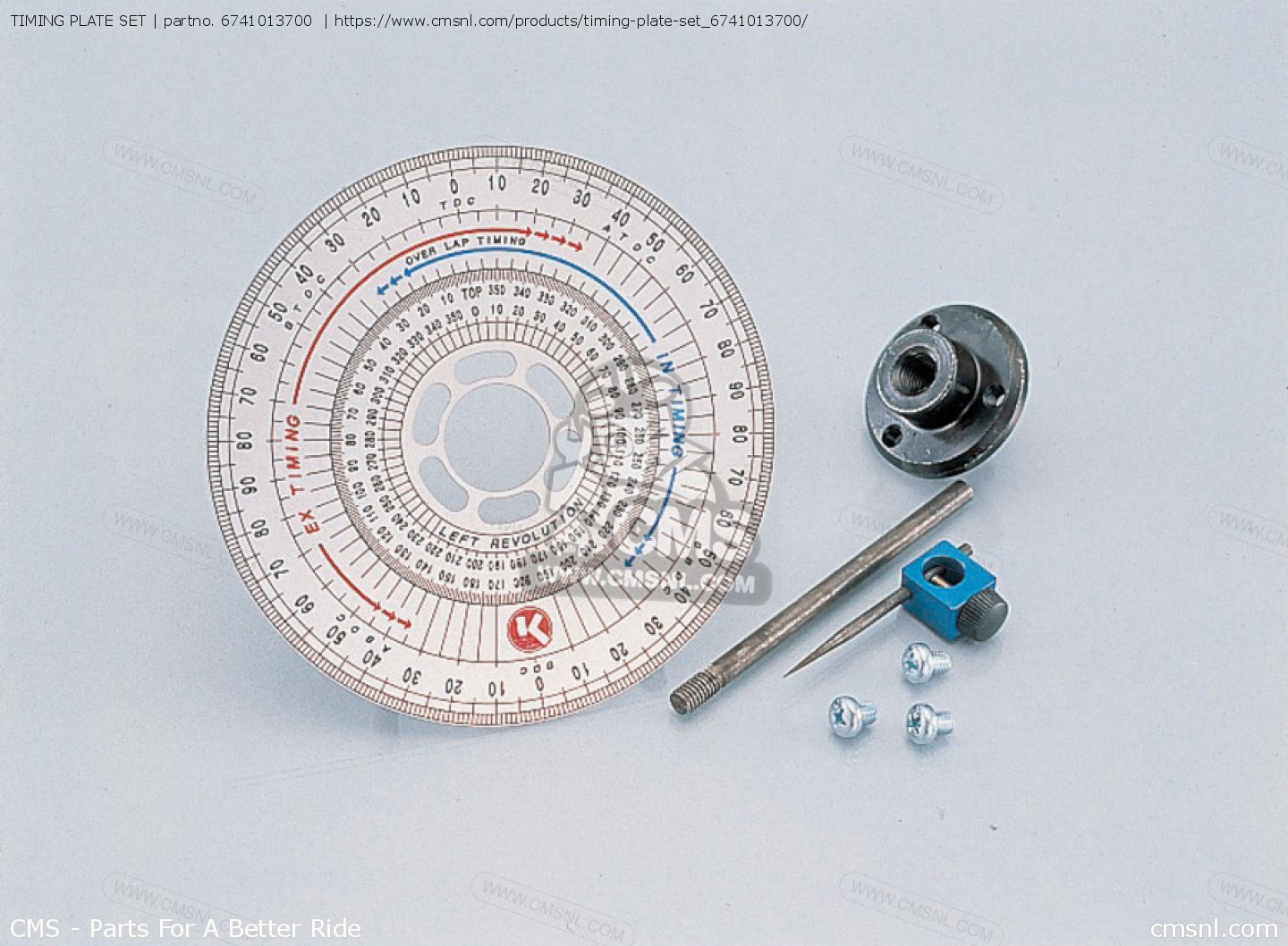 6741013700 Timing Plate Set Kitaco buy the 6741013700 at CMSNL