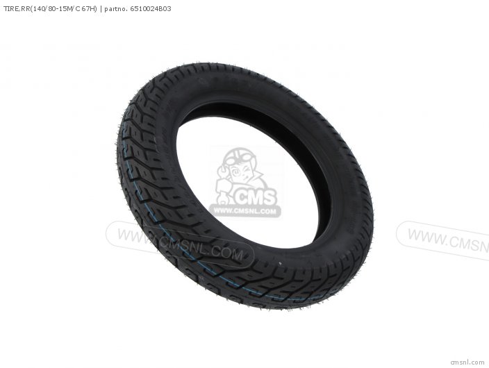 Suzuki TIRE,RR(140/80-15M/C 67H) 6510024B03