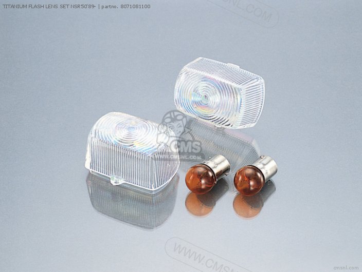 Kitaco TITANIUM FLASH LENS SET NSR5089- 8071081100