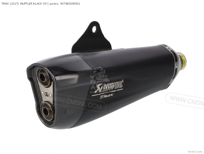 Yamaha TMAX (2017) MUFFLER BLACK SP 907983090501