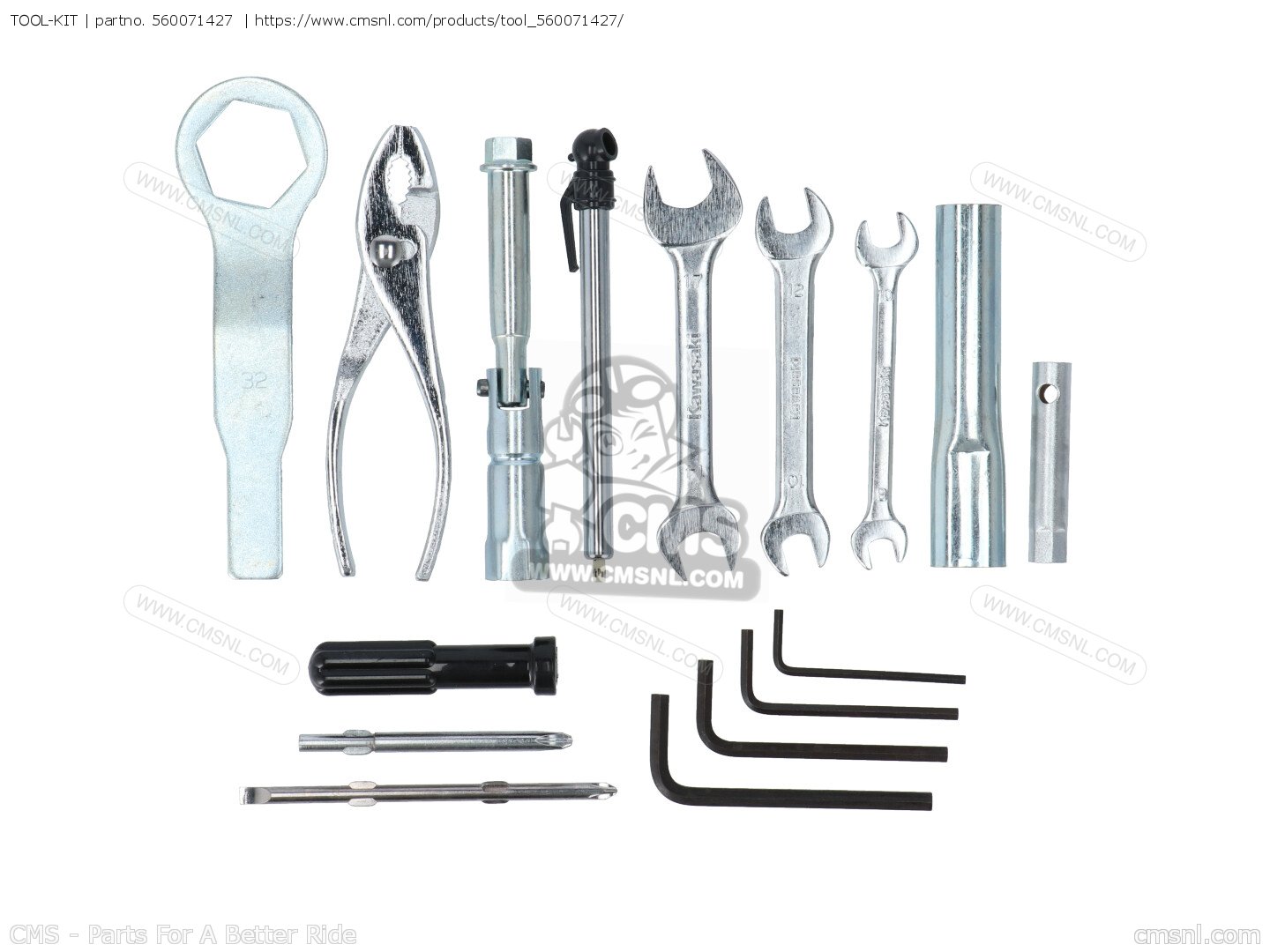 560071427: TOOL-KIT Kawasaki - buy the 56007-1427 at CMSNL