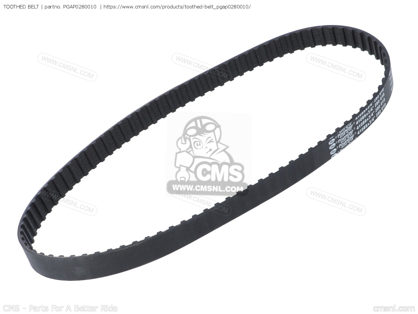 PGAP0280010 Toothed Belt Piaggio Group buy the AP0280010 at CMSNL