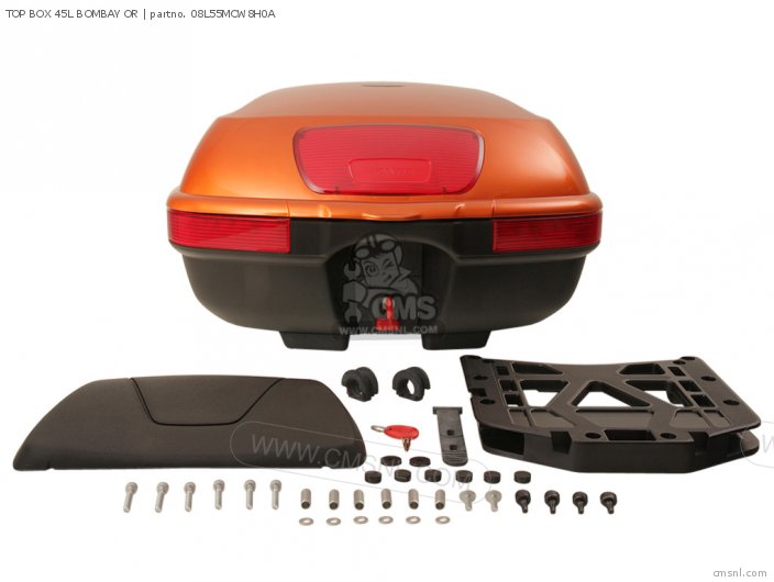 Honda TOP BOX 45L BOMBAY ORANGE 08L55MCW8H0A