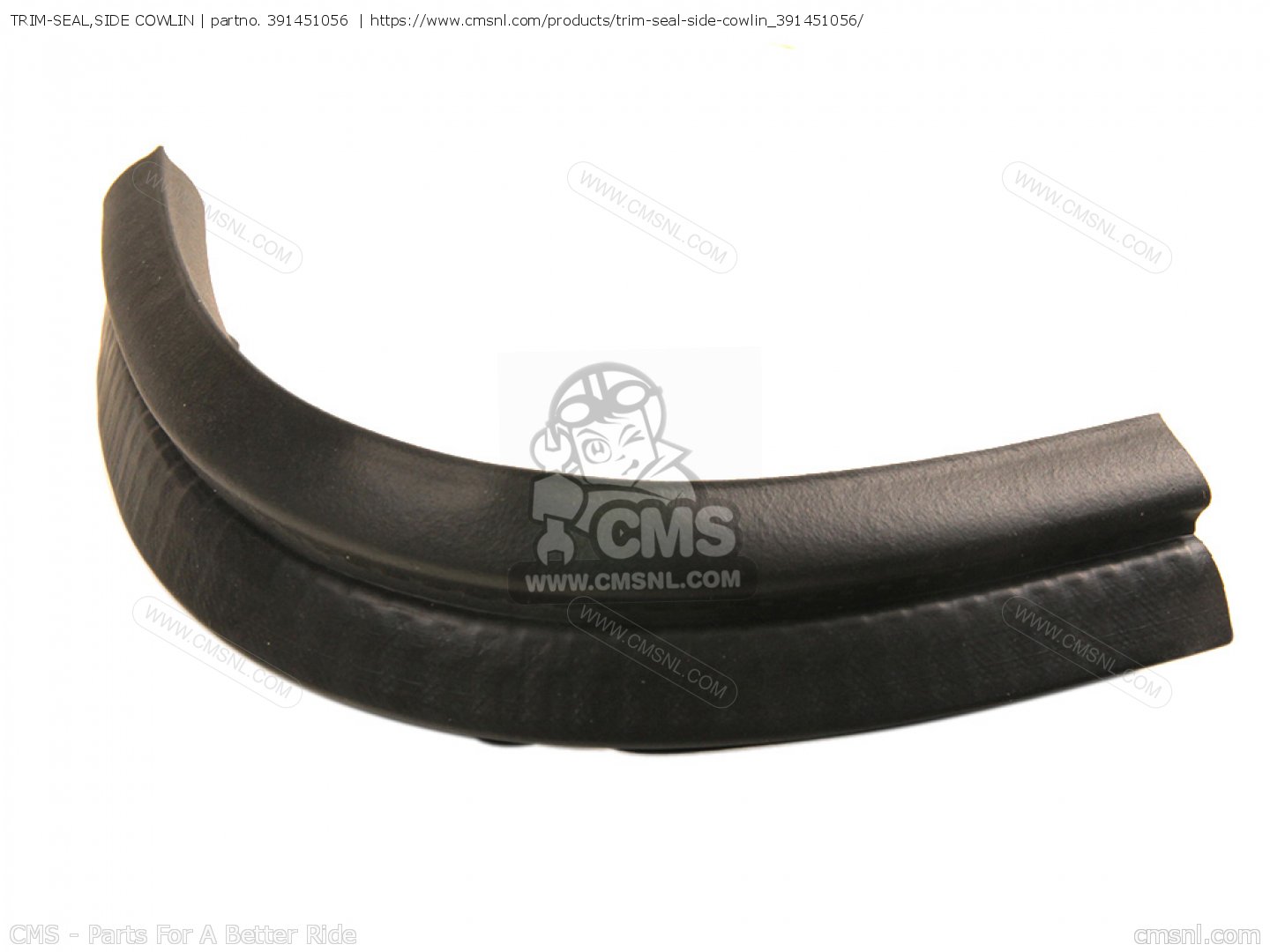 391451056: TRIM-SEAL,SIDE COWLIN Kawasaki - buy the 39145-1056 at CMSNL