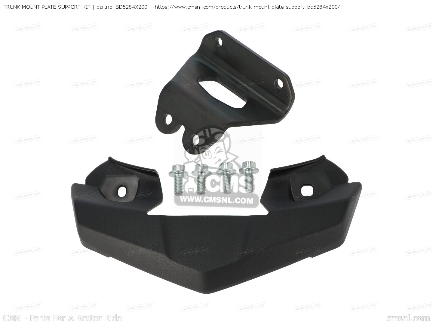 BD5284X200: Trunk Mount Plate Support Kit Yamaha - buy the BD5-284X2-00-00  at CMSNL