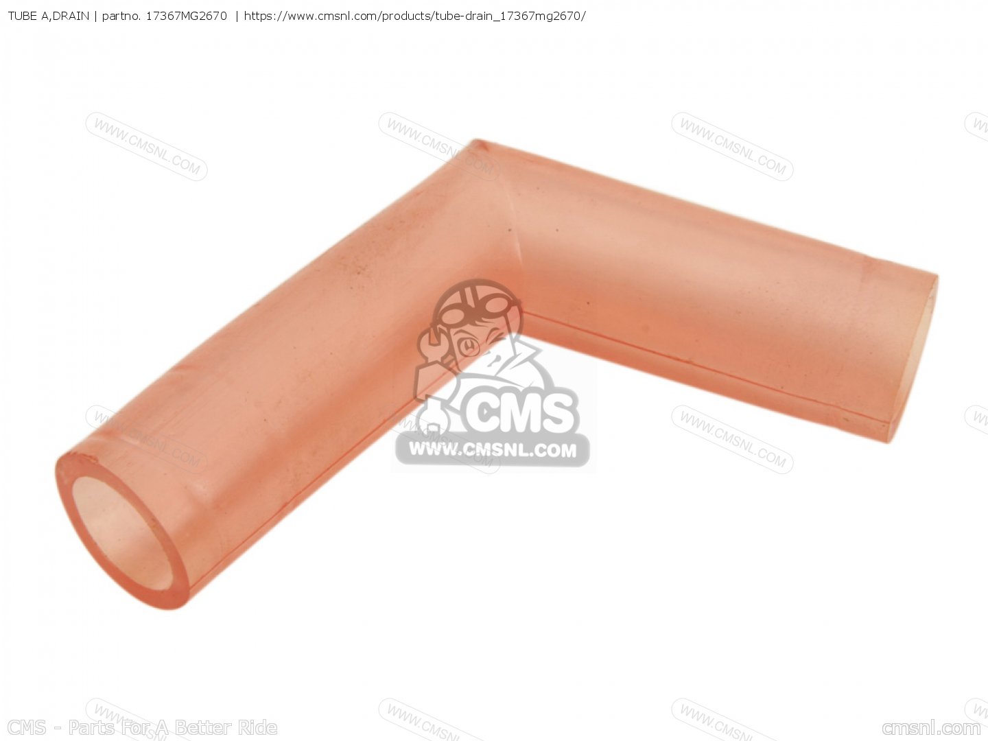 TUBE A,DRAIN for XL600R 1986 (G) - order at CMSNL