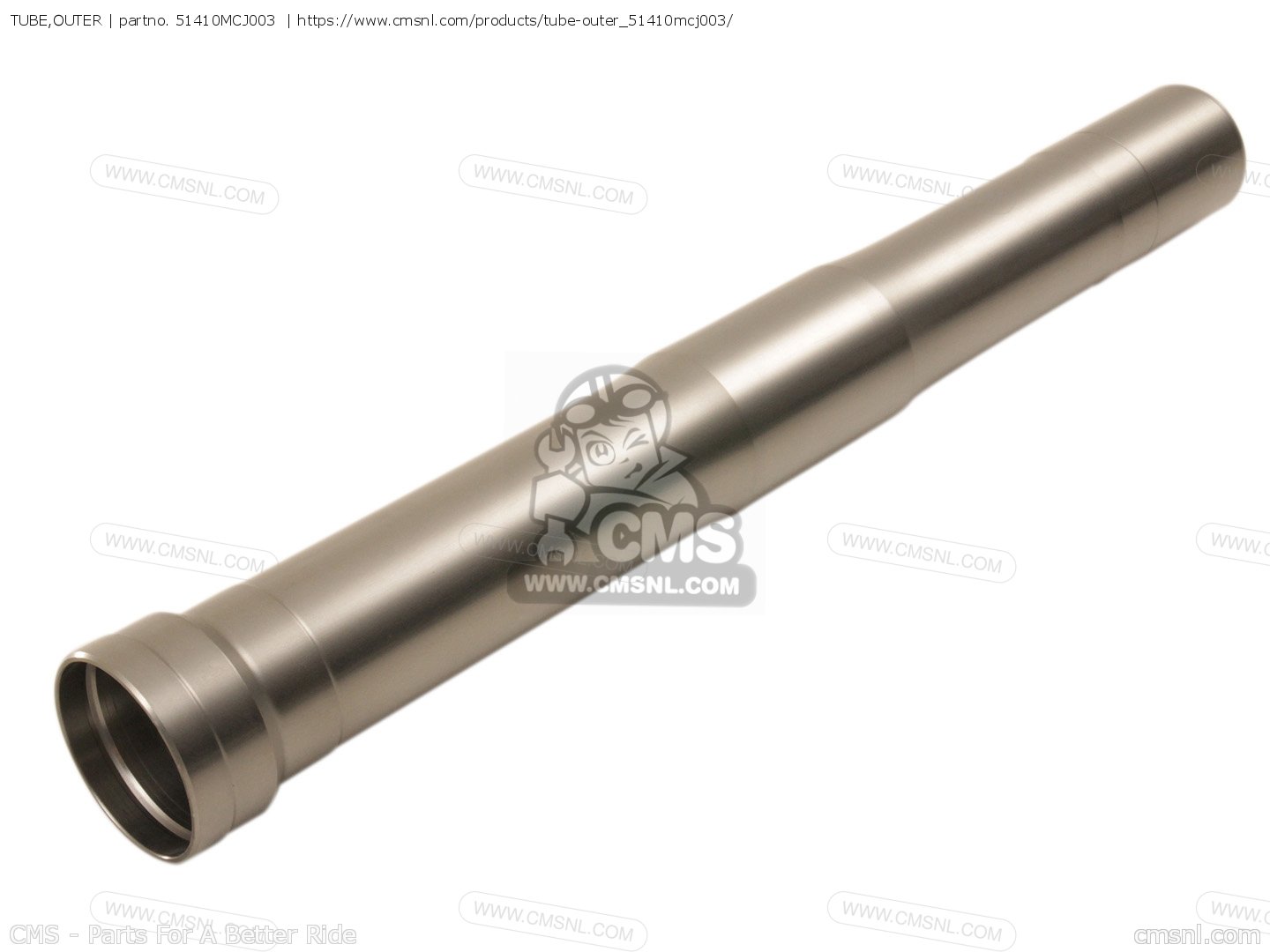 51410MCJ003: Tube,outer Honda - buy the 51410-MCJ-003 at CMSNL