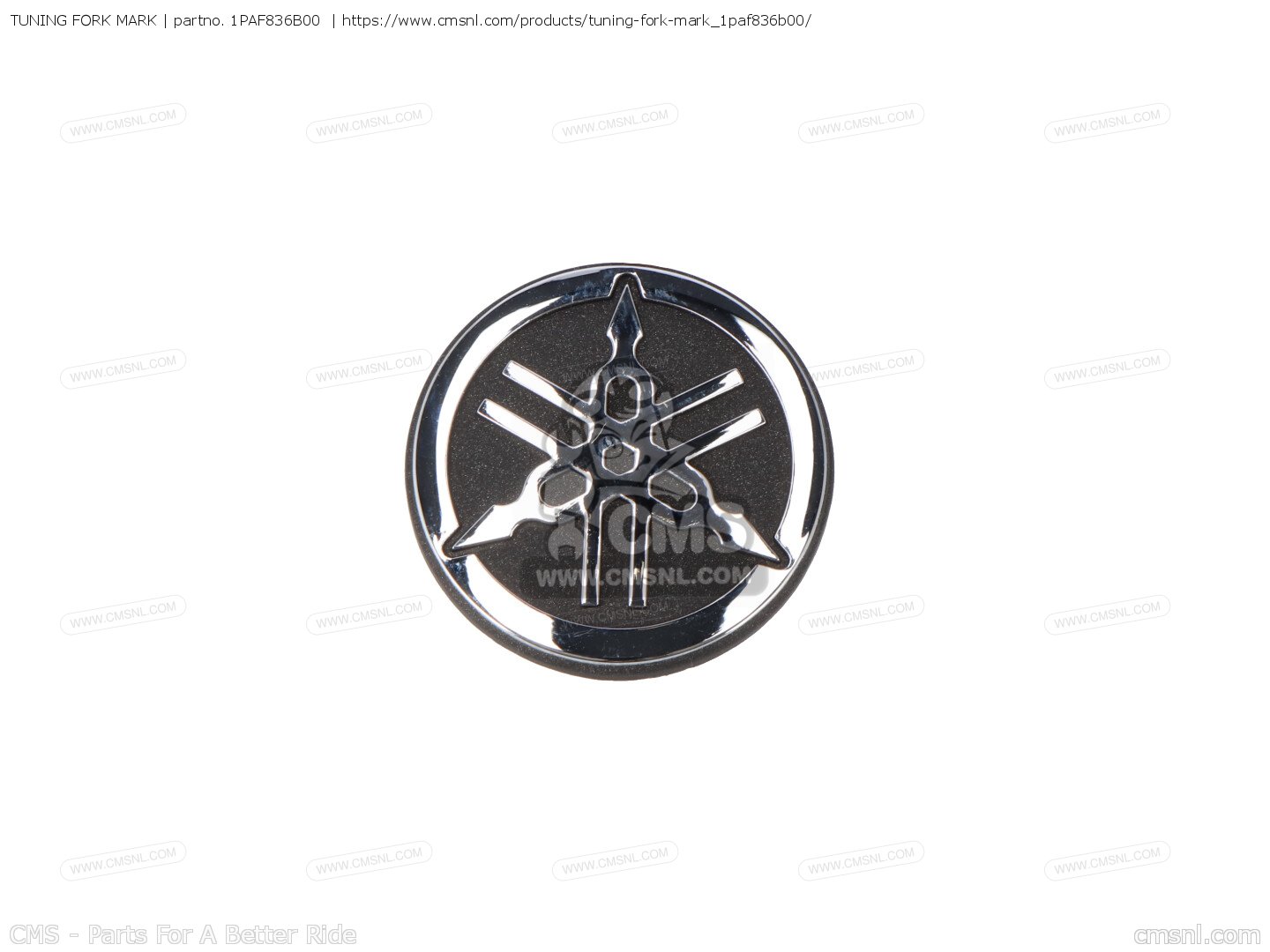 1PAF836B00 Tuning Fork Mark Yamaha buy the 1PAF836B00 at CMSNL