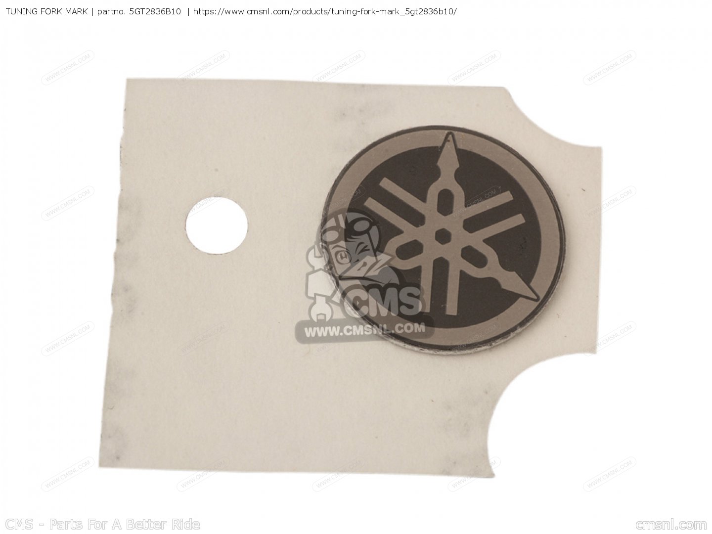 5GT2836B10 Tuning Fork Mark Yamaha buy the 5GT2836B10 at CMSNL