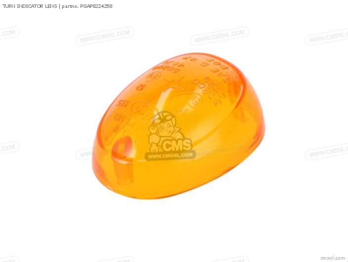 PGAP8224258 Turn Indicator Lens Piaggio Group buy the AP8224258 at CMSNL