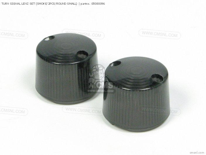 Takegawa TURN SIGNAL LENZ SET (SMOKE/2PCS/ROUND SMALL) 05080096