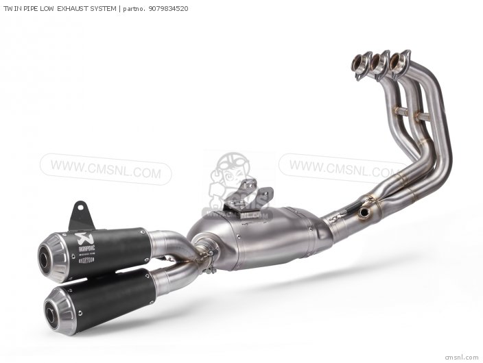 Yamaha TWIN PIPE LOW EXHAUST SYSTEM 9079834520
