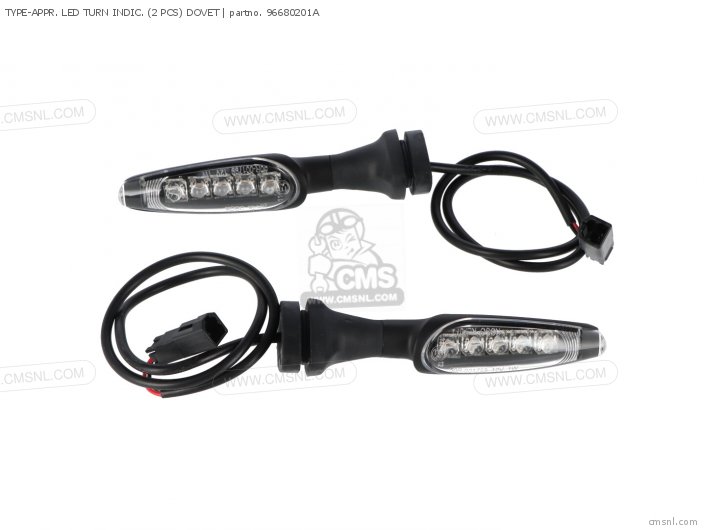 Ducati TYPE-APPR. LED TURN INDIC. (2 PCS) DOVET 96680201A