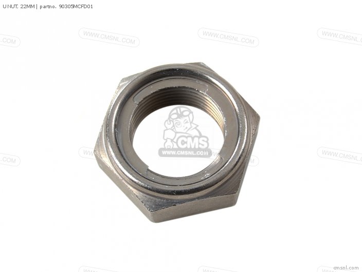 Honda U NUT,22MM 90305MCFD01