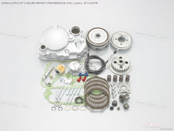 Kitaco ULTRA CLUTCH KIT X/SILVER MONKEY (TRANSMISSION 3/4) 3171123730