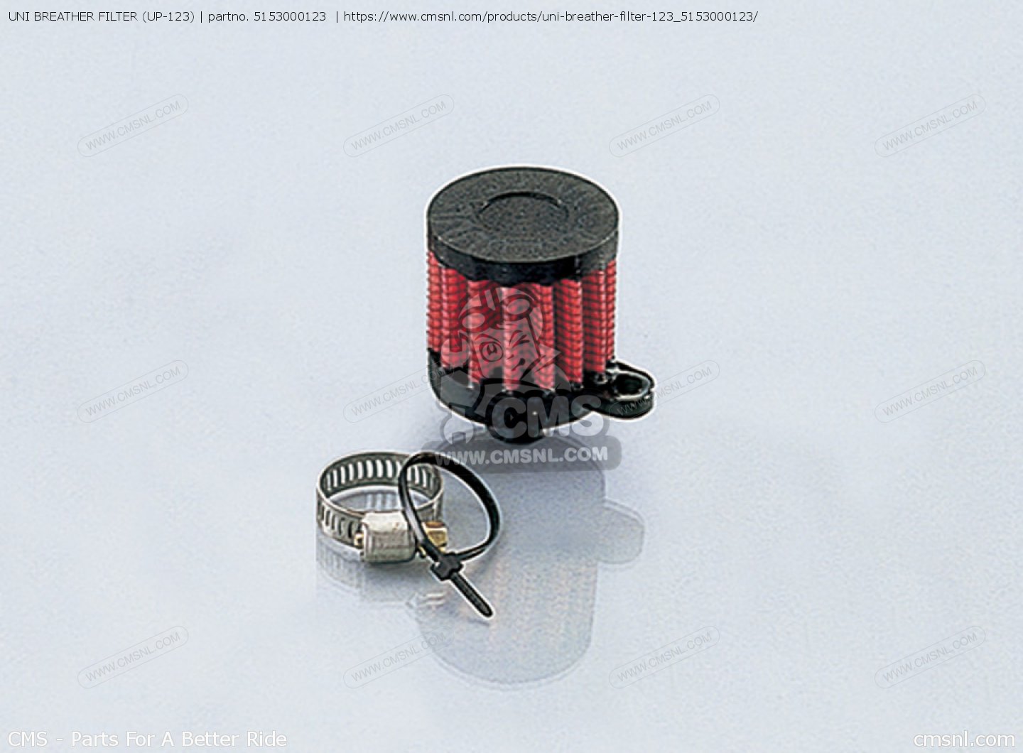 5153000123 Uni Breather Filter (up123) Kitaco buy the 5153000123