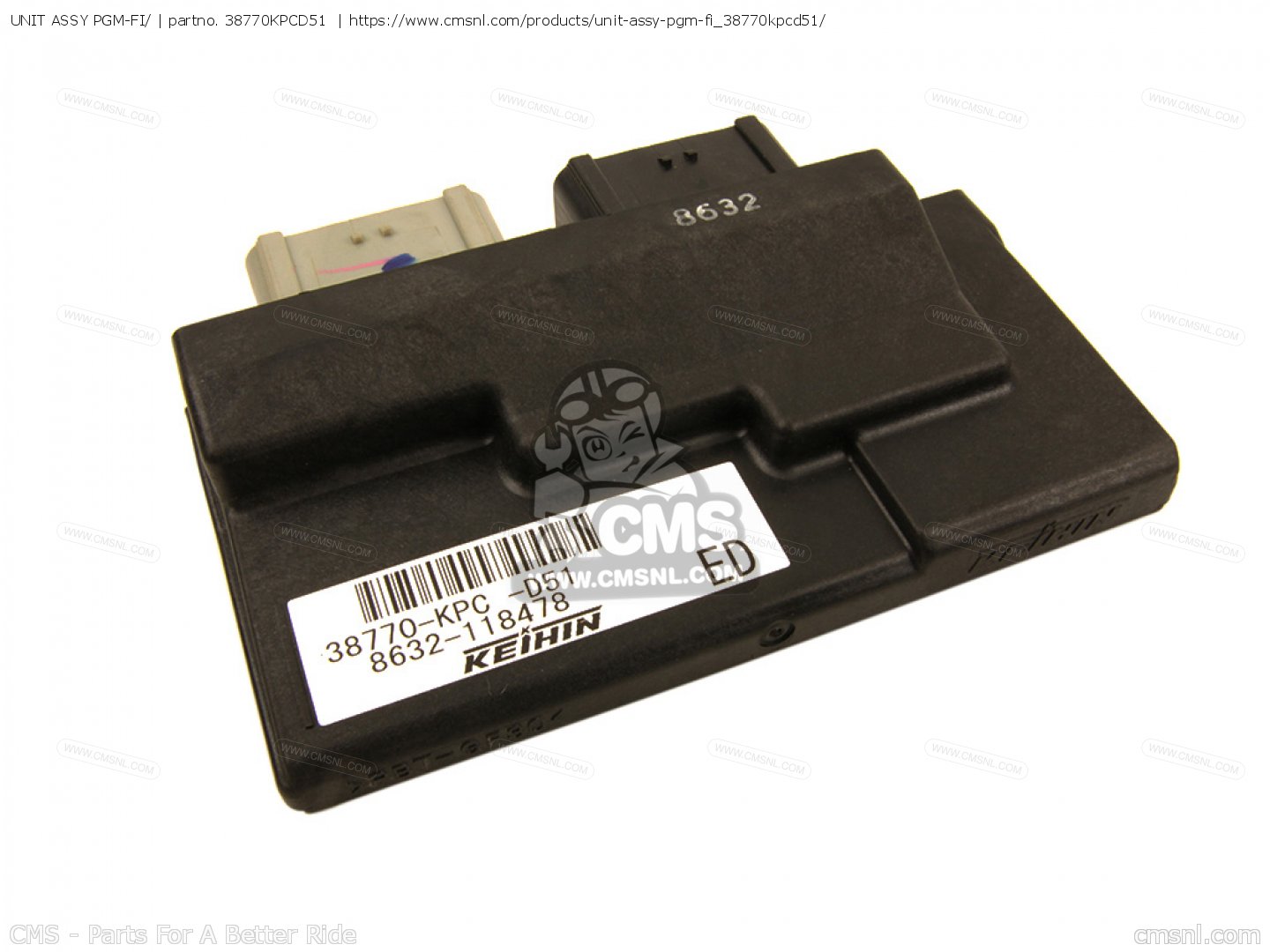 HONDA ホンダ純正部品 UNIT COMP,PGM-FI/ 38770-MLJ-EB1 UNIT