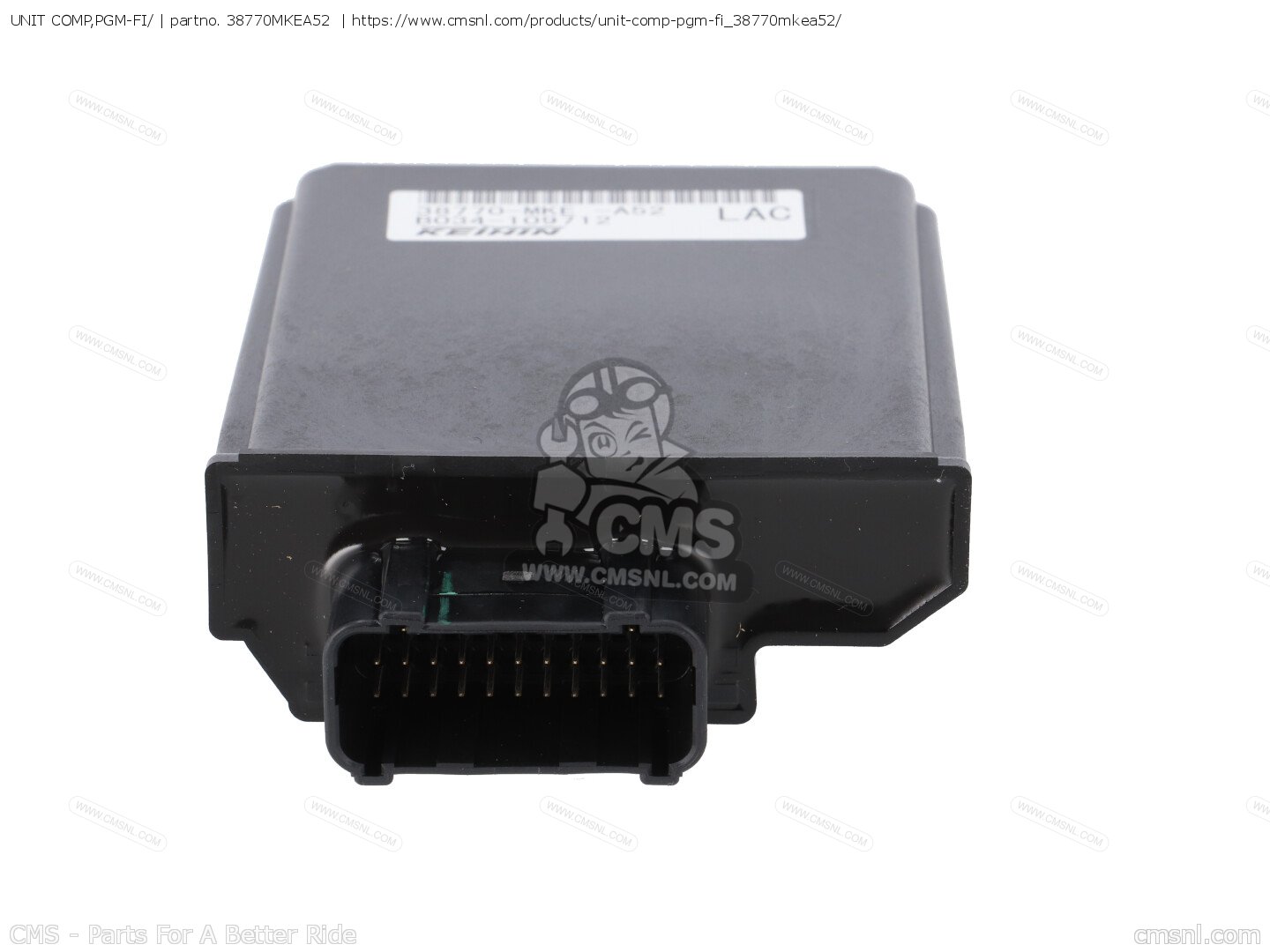 車用品・バイク用品 HONDA ホンダ純正部品 UNIT COMP,PGM-FI/ 38770