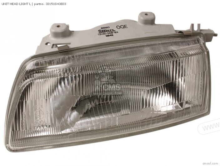 Honda UNIT HEAD LIGHT L 33151SH3E03