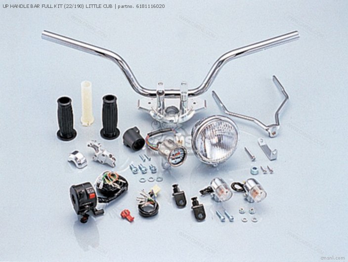 Kitaco UP HANDLE BAR FULL KIT (22/190) LITTLE CUB 6181116020