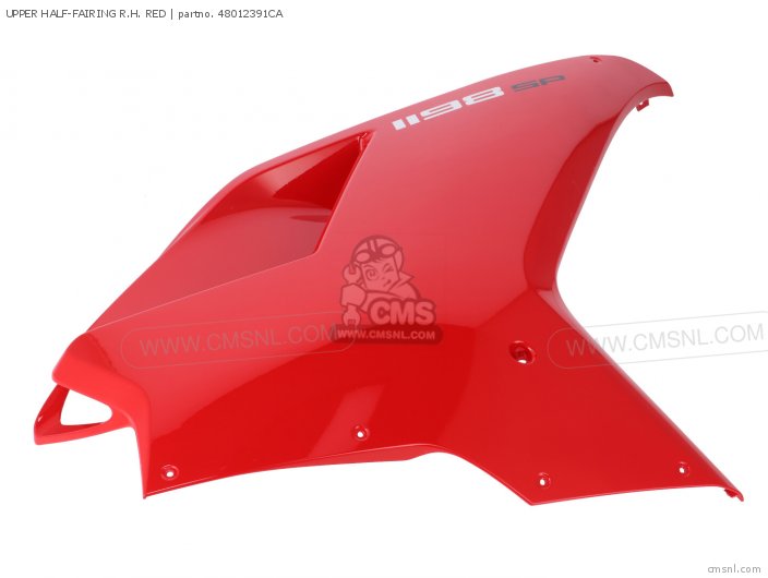 Ducati UPPER HALF-FAIRING R.H. RED 48012391CA