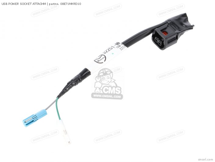 Honda USB POWER SOCKET ATTACHM 08E71MKRD10