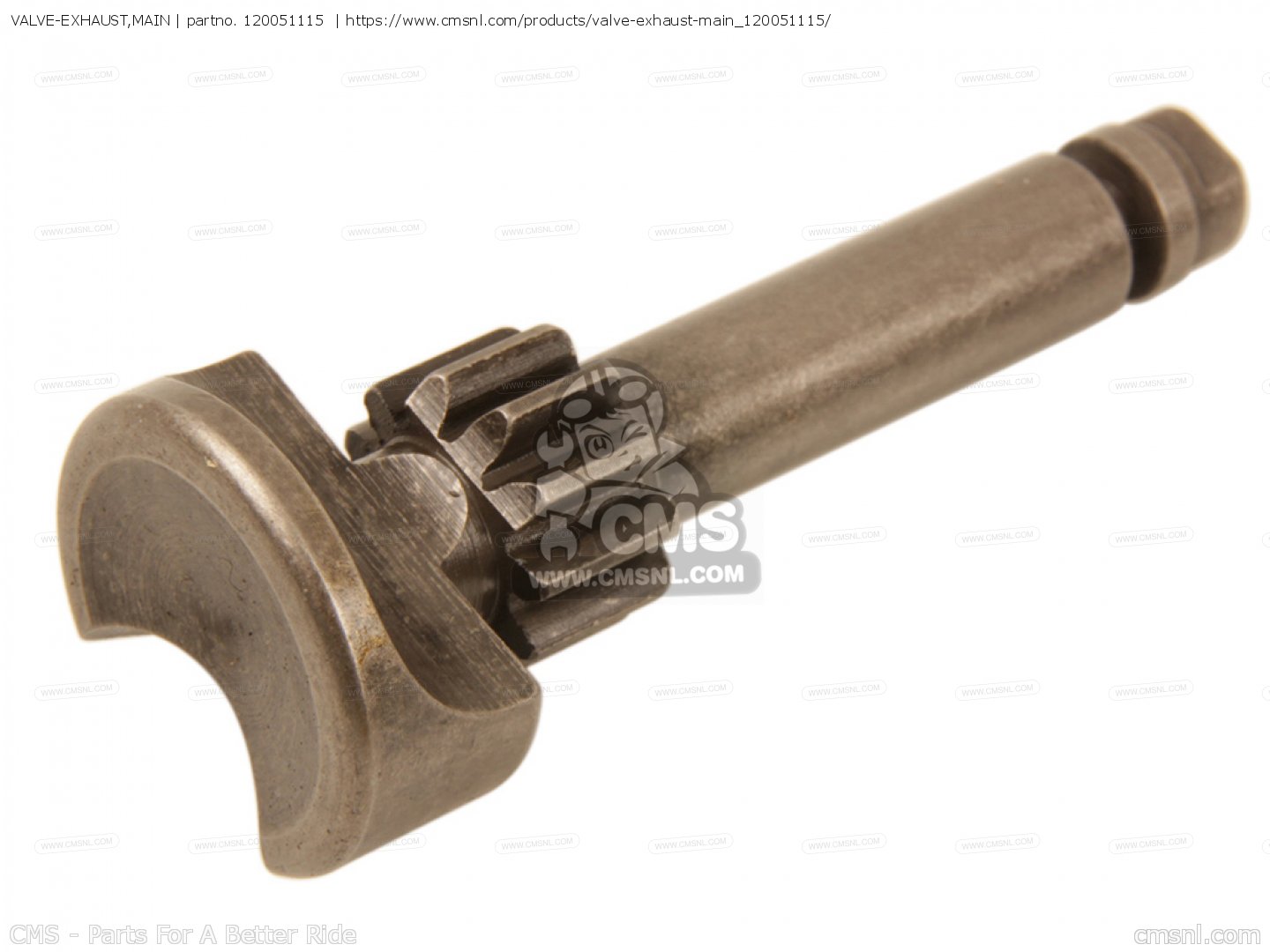 120051115 Valveexhaust,center Kawasaki buy the 120051115 at CMSNL