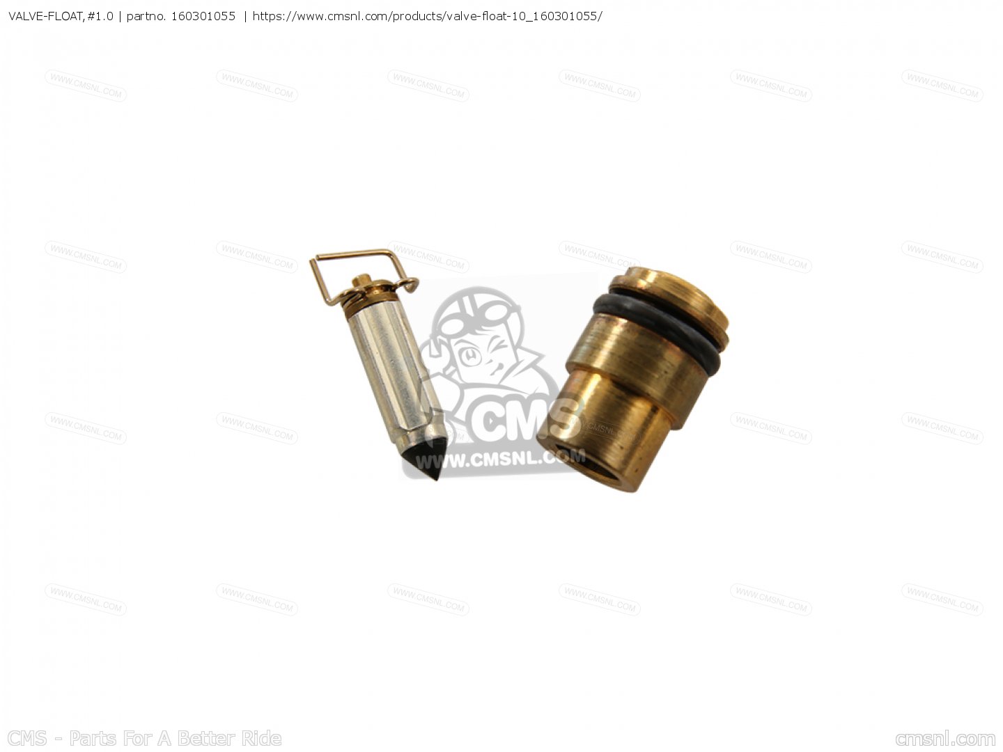 160301055: Valve-float,#1.0 Kawasaki - buy the 16030-1055 at CMSNL