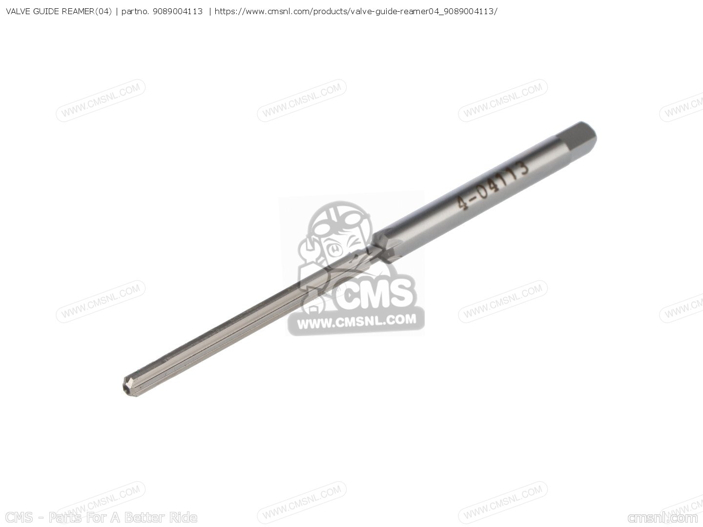 9089004113 Valve Guide Reamer(04) Yamaha buy the 9089004113 at CMSNL