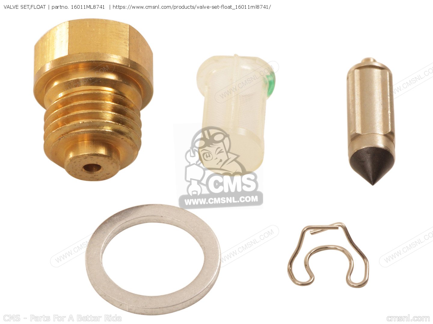 16011ML8741 Valve Set,float Honda buy the 16011ML8741 at CMSNL