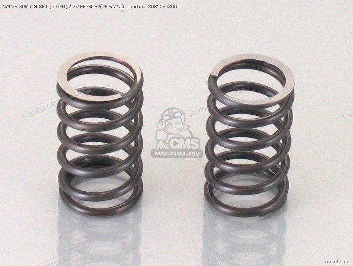 Kitaco VALVE SPRING SET (LIGHT) 12V MONKEY(NORMAL) 3031083300