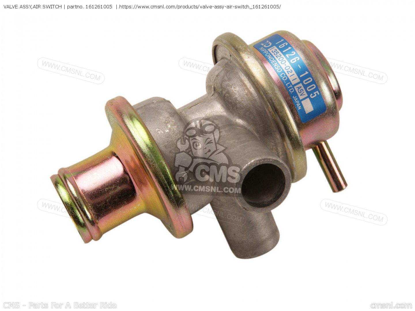 161261005 Valve,air Switch Kawasaki buy the 161261005 at CMSNL