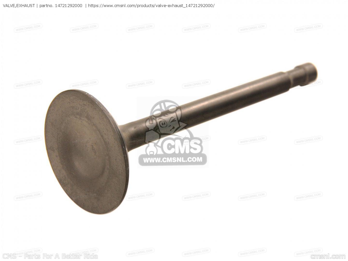 14721292000 Valve,exhaust Honda buy the 14721292000 at CMSNL