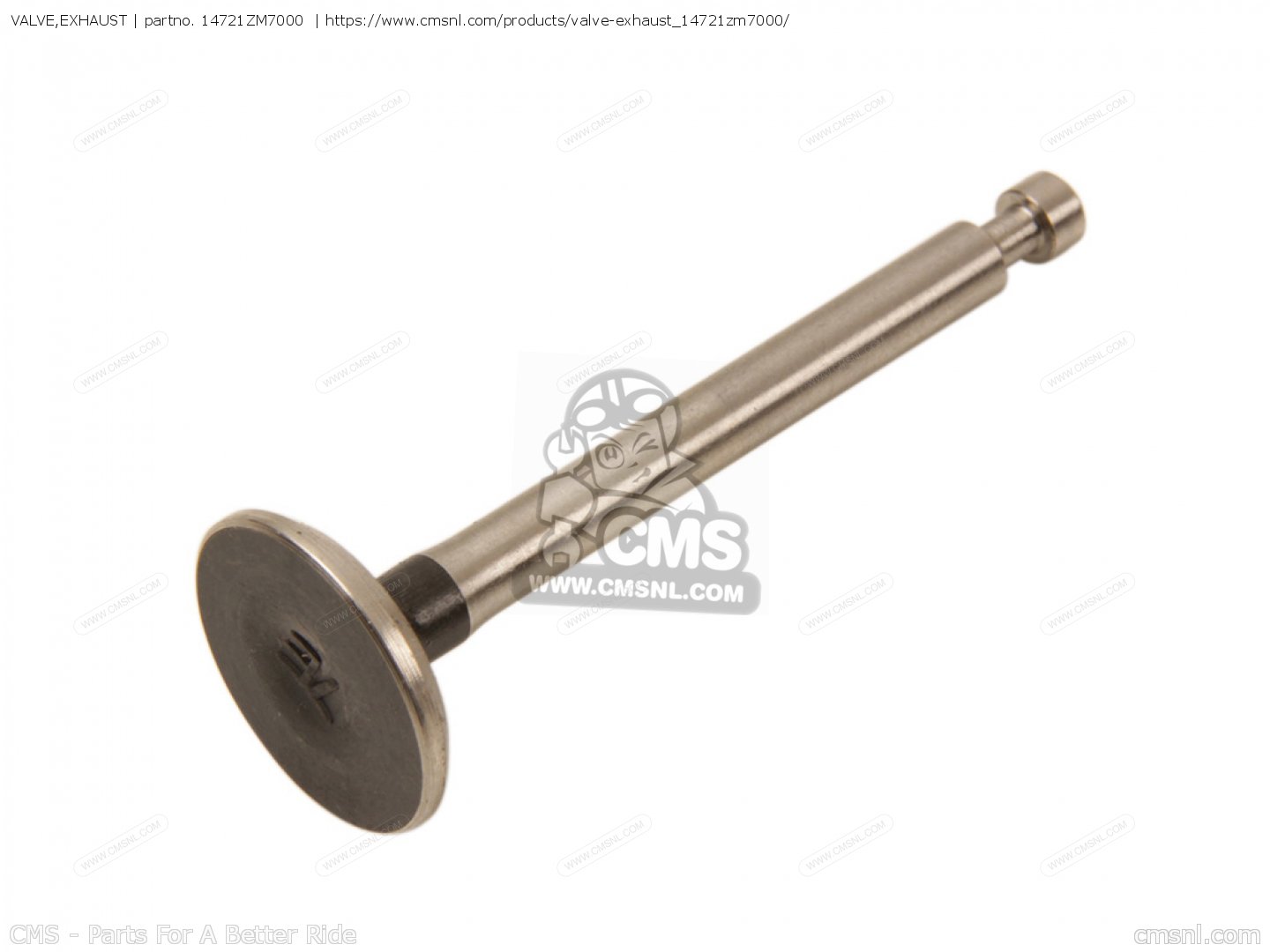 14721ZM7000 Valve,exhaust Honda buy the 14721ZM7000 at CMSNL