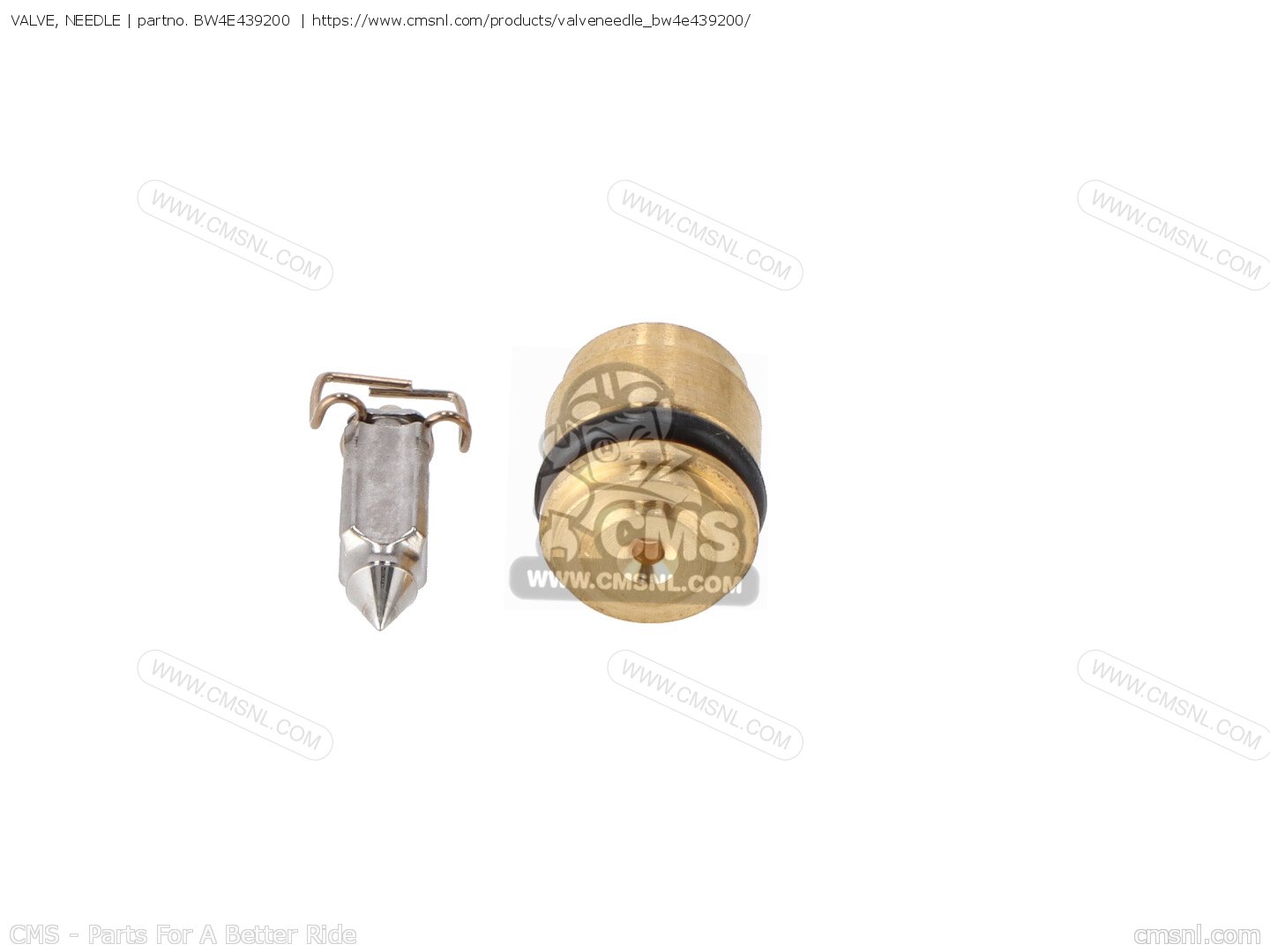 Bw4 BW4E439200: Valve, Needle Yamaha - buy the BW4-E4392-00-00 at CMSNL