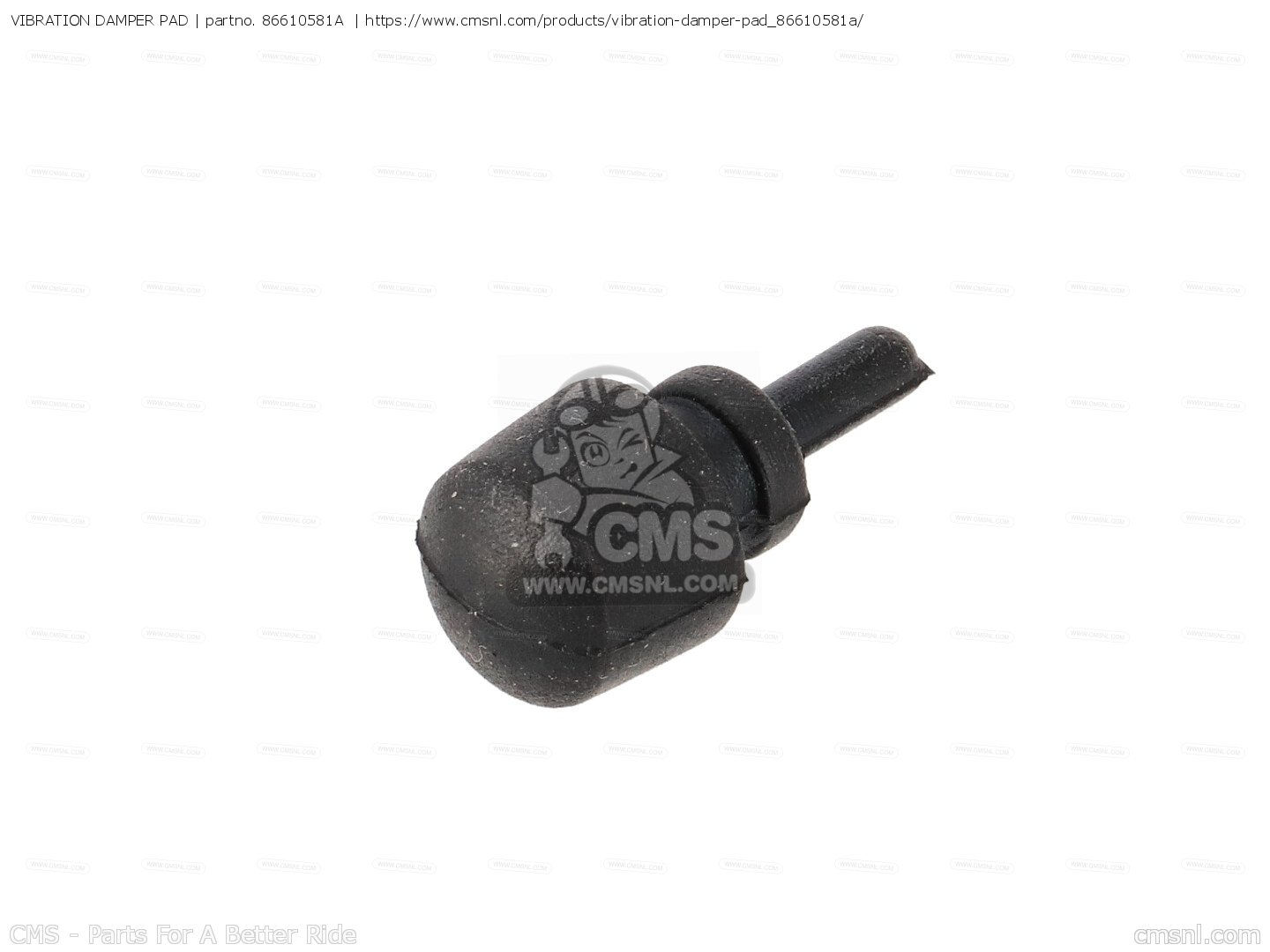 86610581A Vibration Damper Pad Ducati buy the 86610581A at CMSNL