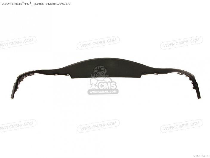 Honda VISOR B,METE*NH1* 64265MCAA60ZA