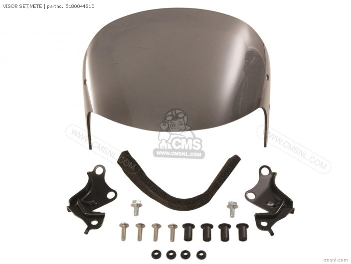 Suzuki VISOR SET,METE 5180044810