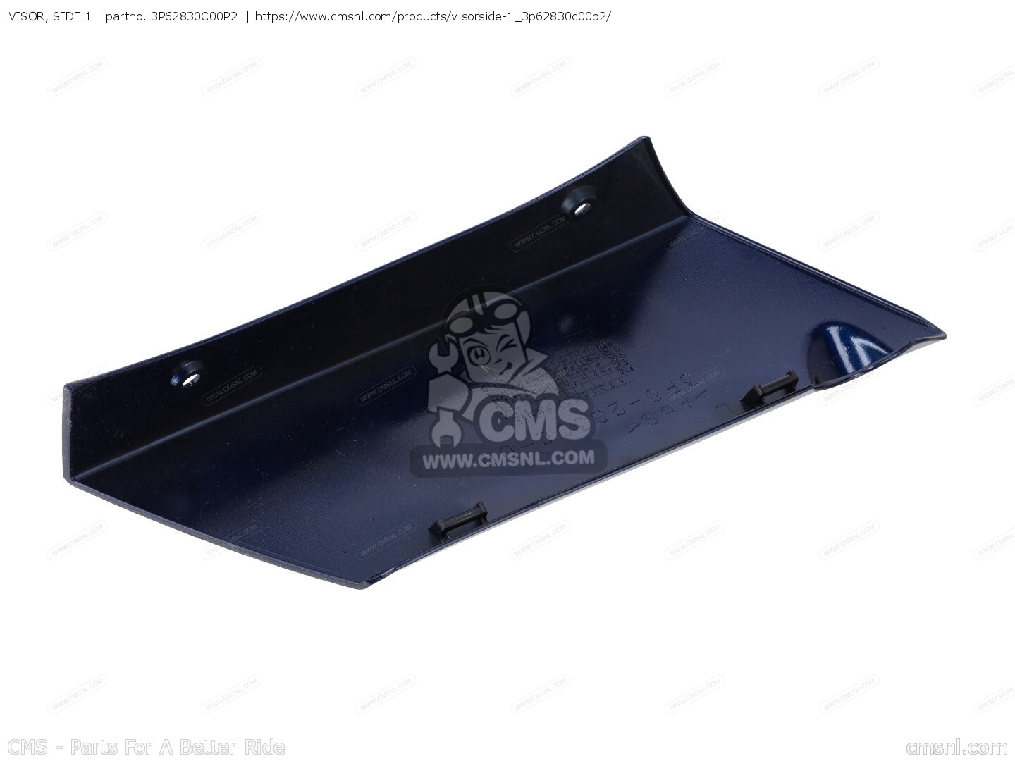 パーツ 283 3P62830C00P2: VISOR, SIDE 1 Yamaha - buy the 3P6-2830C-00-P2