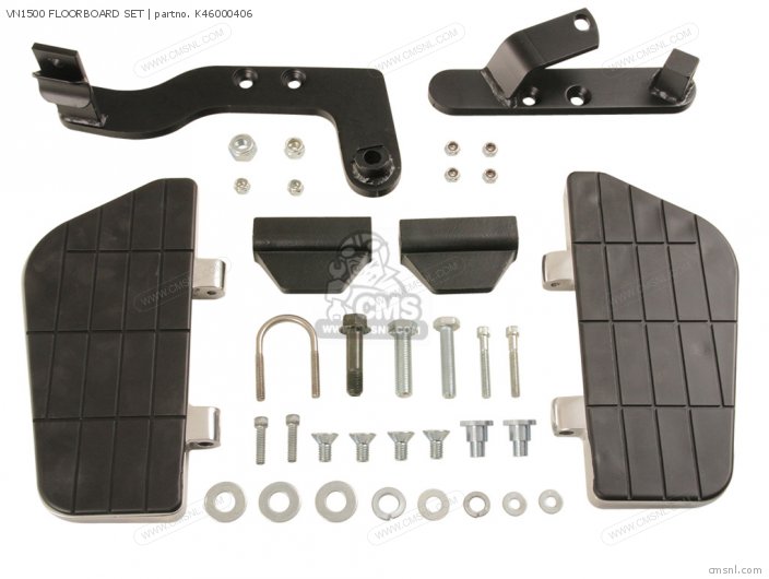 Kawasaki VN1500 FLOORBOARD SET K46000406 Kawasaki VN1500 FLOORBOARD SET K46000406