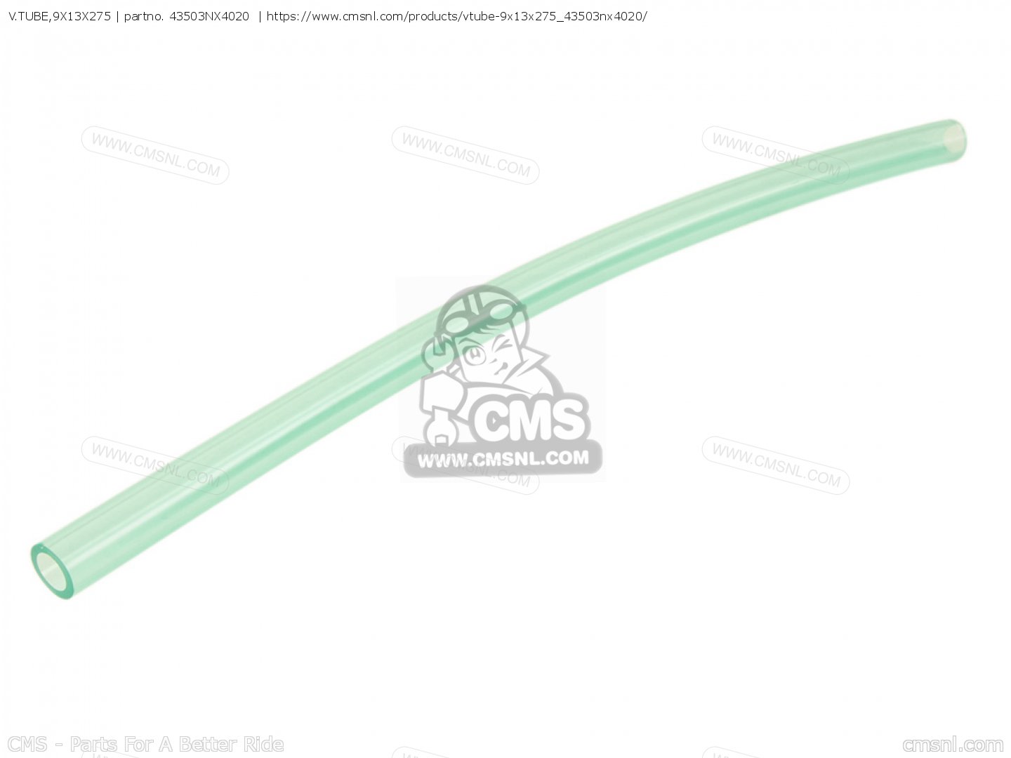 43503NX4020: V.tube,9x13x275 Honda - buy the 43503-NX4-020 at CMSNL