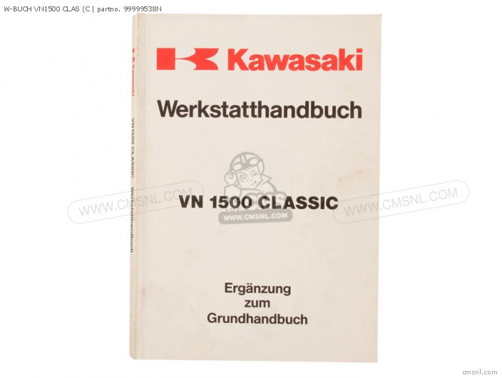 Kawasaki W-BUCH VN1500 CLAS (C 99999538N Kawasaki W-BUCH VN1500 CLAS (C 99999538N