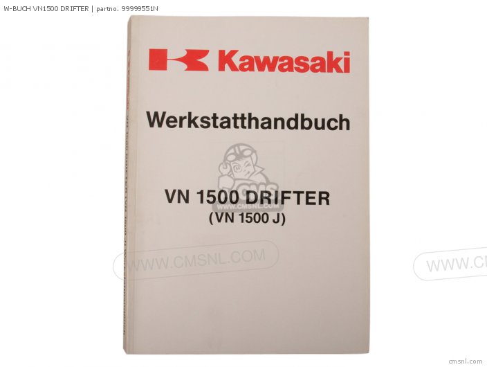 Kawasaki W-BUCH VN1500 DRIFTER 99999551N