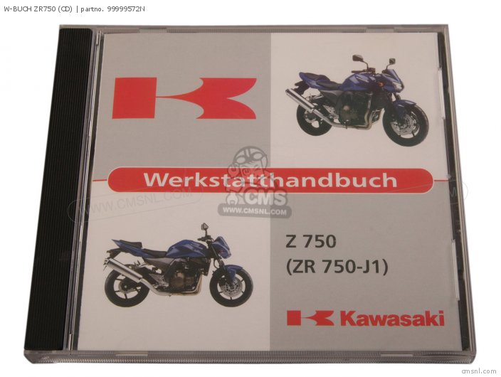 Kawasaki W-BUCH ZR750 (CD) 99999572N Kawasaki W-BUCH ZR750 (CD) 99999572N