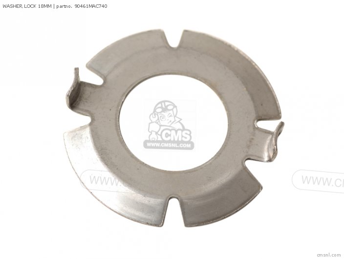 Honda WASHER,LOCK 18MM 90461MAC740 Honda WASHER,LOCK 18MM 90461MAC740