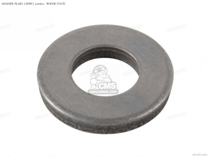 Honda WASHER,PLAIN 10MM 90453KCY670 Honda WASHER,PLAIN 10MM 90453KCY670