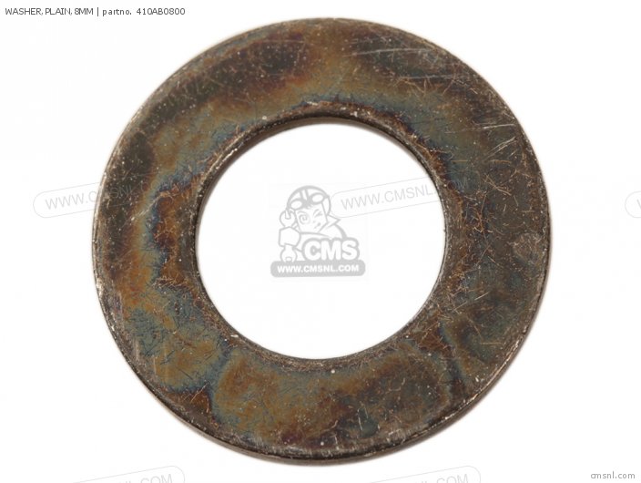 Kawasaki WASHER-PLAIN-SMALL,8M 410AB0800 Kawasaki WASHER-PLAIN-SMALL,8M 410AB0800