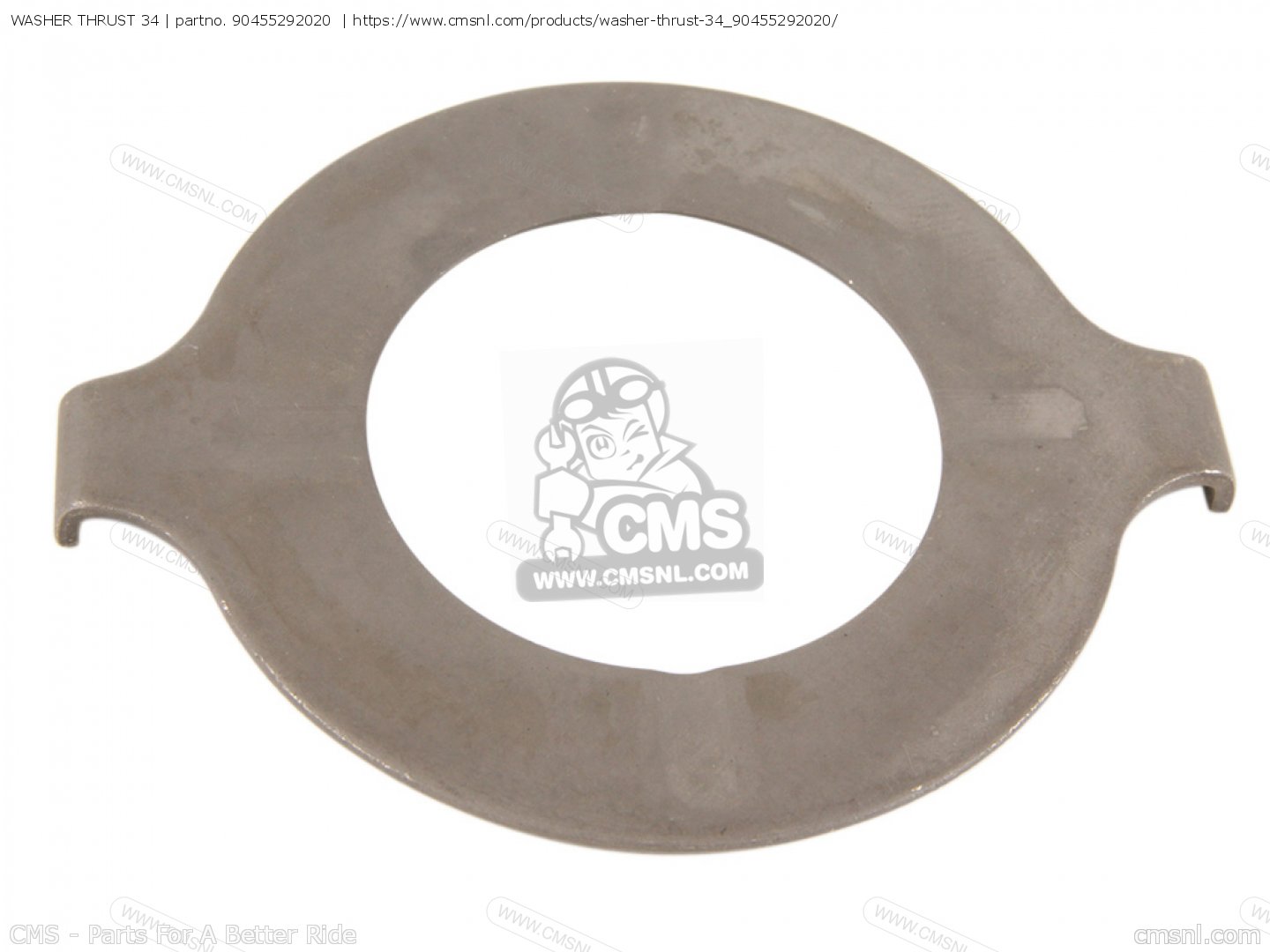 90455292020 Washer Thrust 34 Honda buy the 90455292020 at CMSNL