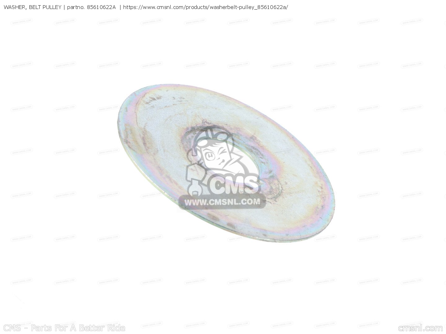 85610622A Washer, Belt Pulley Ducati buy the 85610622A at CMSNL